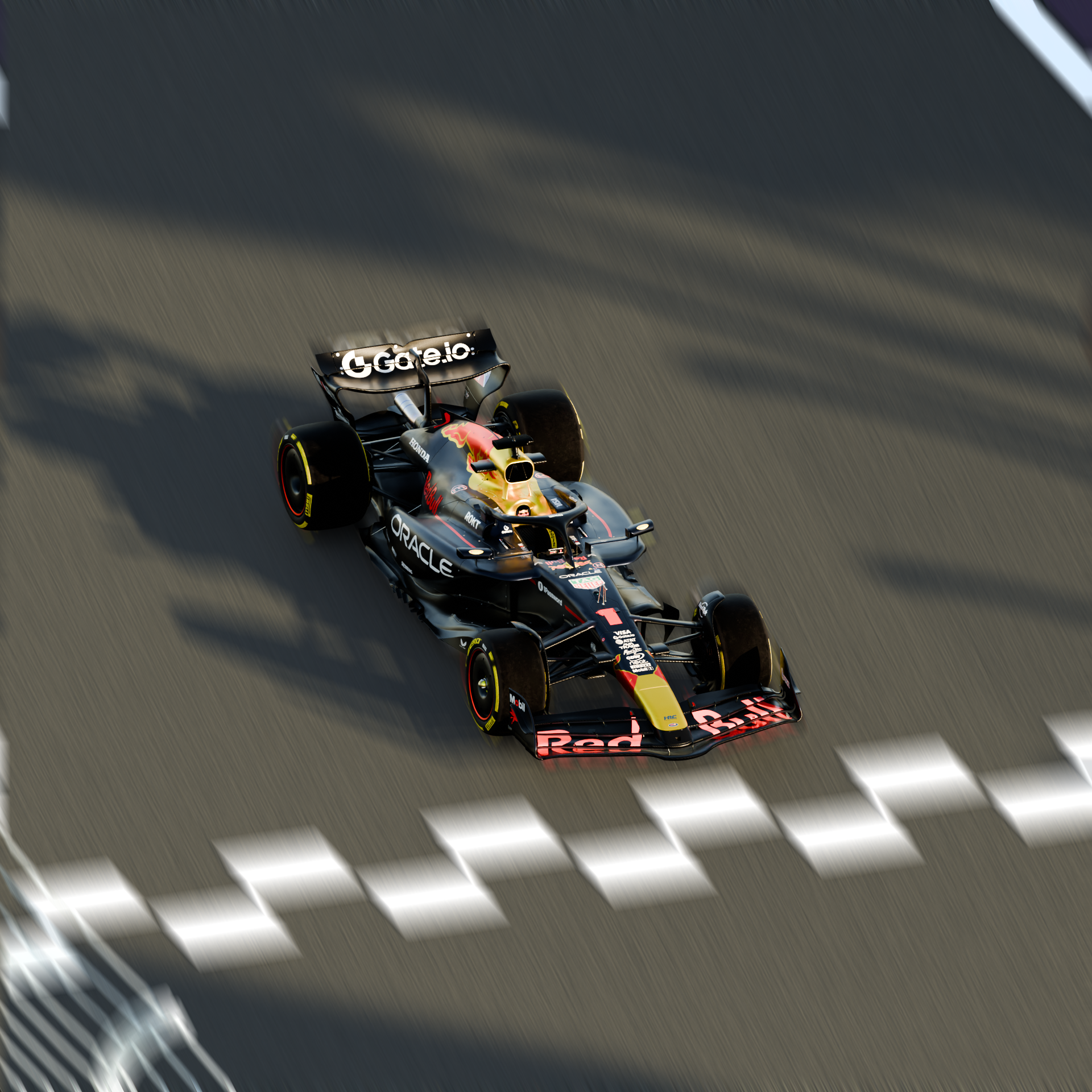 Red Bull Racing livery, shaded render